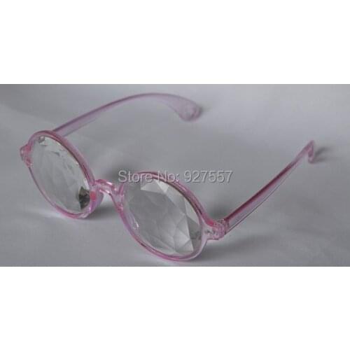 Clear lens kaleidoscope glasses for party,musice festival