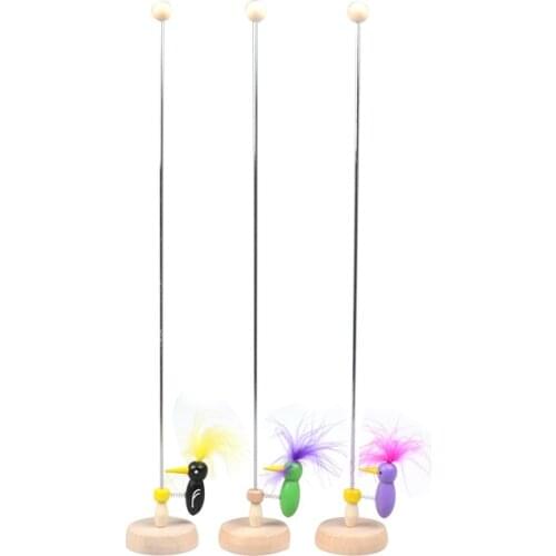 Cute funny woodpecker toy creative childrens puzzle hands-on early education traditional wooden crafts