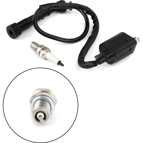 Artudatech Premium Ignition Coil Spark Plug fit for Yamaha Raptor 660R YFM660R Grizzly 660 Motorycle Accessories Parts