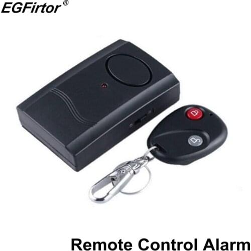 Waterproof Remote Door Window Vibration Alarm Wireless Anti-theft Alarm Intelligent Remote Control Alarm Sensor 110dB Loud