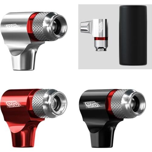 WEST BIKIHG Bicycle CO2 Cartridge Air Bottle Head Portable MTB Bike Air Inflator Accessories for Schrader Presta Valve Universal