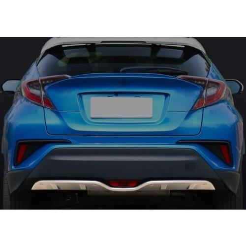 For Toyota CHR C-HR 2018 - 2021 Car Styling Stainless Steel Front And Rear Bumper Protector Skid Plate Cover Fit YJD