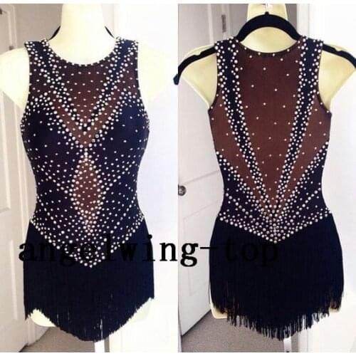 Custom Ice Skating Dresses For Women Competition Ice Skating Dress Expensive Girls Skating Dresses Free Shipping G431