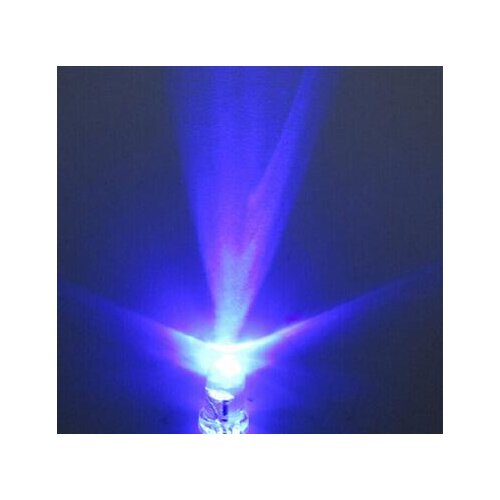 1000pcs LED Blue 5mm Diode Super Bright Round Through Hole 5 mm LED Light Emitting Diode Lamp Electronics Components