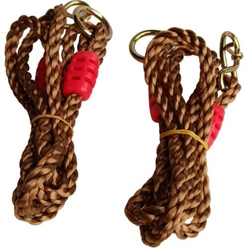 2x Adjustable Nylon Swing Rope Outdoor Heavy Duty Garden Hanging