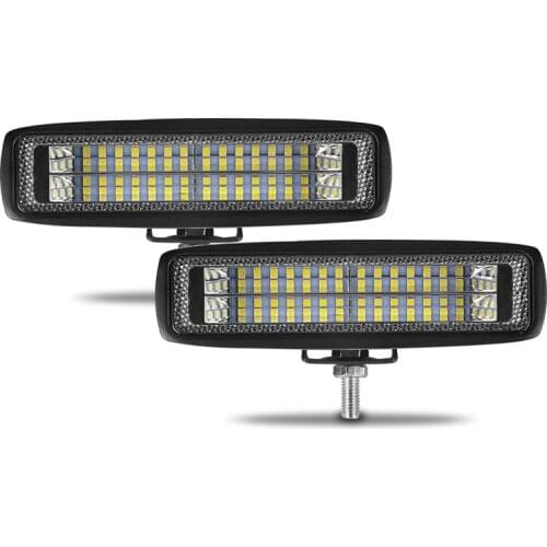 Work Light Bar led lights 6inch Dual row 12v daytime running lights 4x4 accessories off road 4x4 LED headlights Flood light led