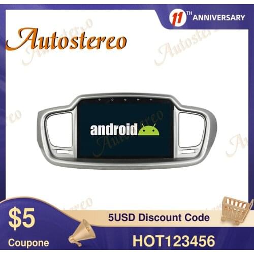 Android 9.0 8 Core GPS Navigation Car No DVD Player For Kia SORENTO 2015 2016 Multimedia Player Auto Radio Stereo Head Unit DSP