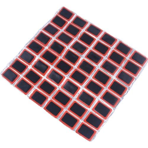 Deemount 48Pcs/Set 35*25mm Bicycle Tire Puncture Repair Patch Bike Inner Tube Prick Service Tool Kits Tyre Rubber Pierce Pad