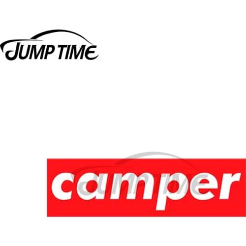 JumpTime 13 x 2.4cm Camper Gamer Video Slap Car Stickers Motorcycle Helmet Camper Graffiti Creative Scratch-proof Window Decal