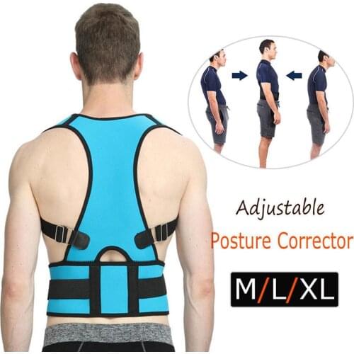 Men Women Posture Corrector Back Support Flexible Correct Waist Belt Vest Brace