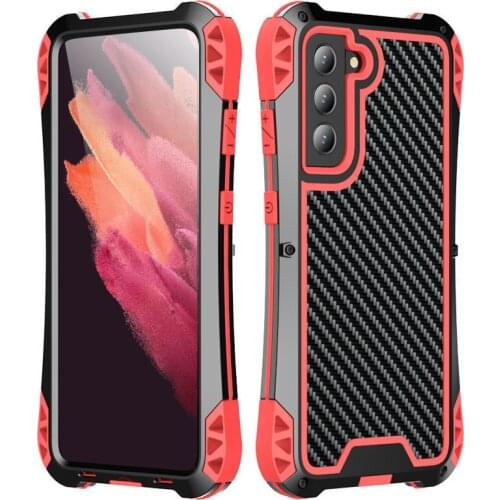 Metal Bumper Phone Case for Samsung Galaxy S21 FE Case Armor Aluminium Cover for Samsung S2 FE Full Protection Bumper Back Coque