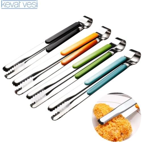 26CM Stainless Steel Barbecue Tong Multifunction Bread Clip Barbecue Steak Food Clip BBQ Accessories Grill Tools Kitchen Gadgets