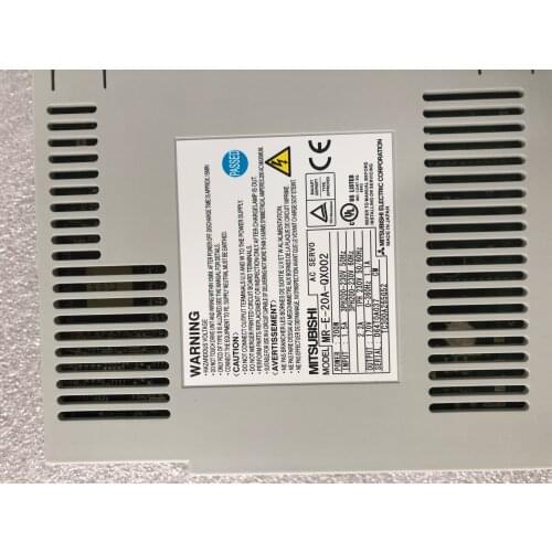 Mitsubishi Servo Driver MR-E-20A-QX002 Used