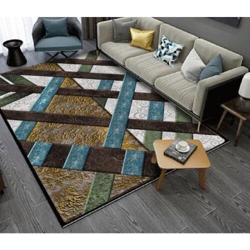 Modern minimalist abstract three-dimensional carpet floor pvc self-adhesive wallpaper