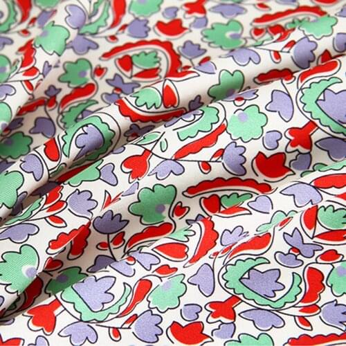 50x145cm Printed Polyester Fabric Cloth Factory Custom Diy Soft Dress Sewing Handmade Children Fabrics for Sewing Material