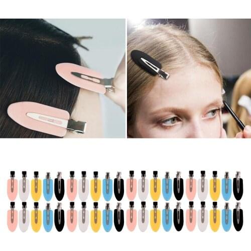Women No Bend Hair Clips Pin Curl Clip Makeup No Hair Clips for Styling Seamless Clip Barrettes Makeup Hair Styling Tools