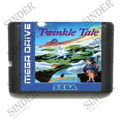 Twinkle Tale 16 bit MD Game Card For Sega Mega Drive For Genesis
