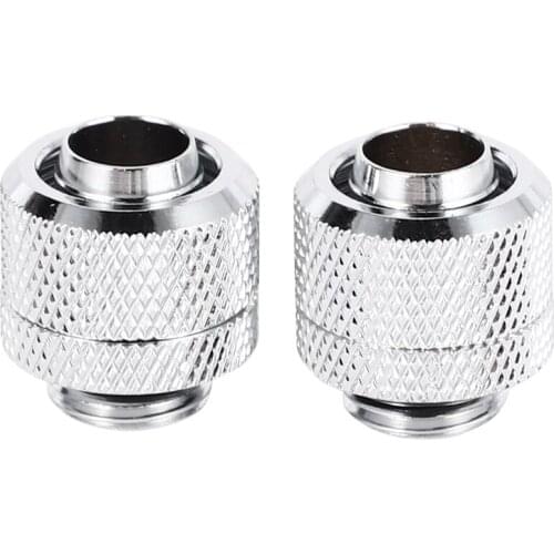 2Pcs Water Cooling Fittings G1/4 External Thread Pagoda For 9.5X12.7Mm Soft Tube Computer Cooling System Connector