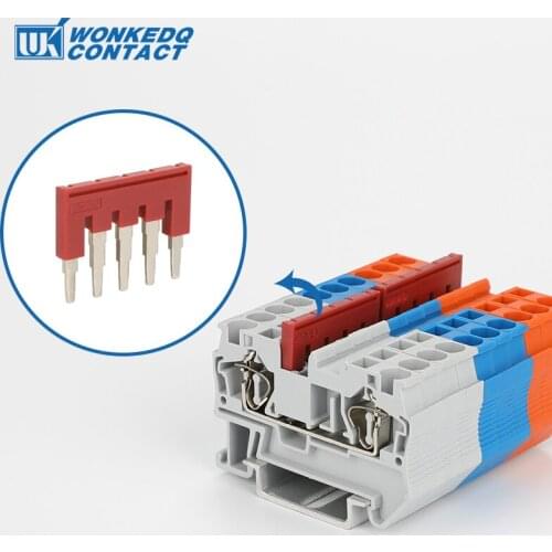 Jumper 20Pcs FBS 5-6 PLUG IN bridge for ST DIN Rail Terminal Blocks L30.5/H22.8/W3.1 mm