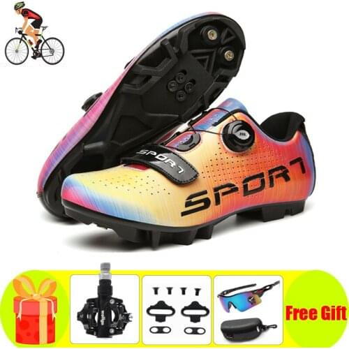 2021Sapatilha Ciclismo MTB Cycling Shoes Men Women Outdoor Sport Bicycle Self-Locking Professional Sneakers Racing Road