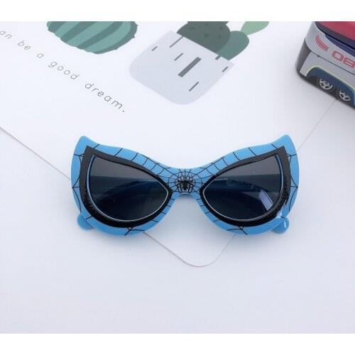 2022 Cartoon Childrens Sunglasses Spider Pattern Kids Decoration Anti-UV Sun Glasses for Boys Girls Eyewear Children Gift