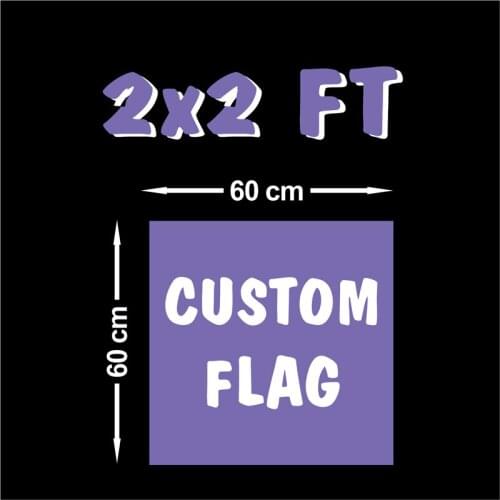 2x2ft Custom Design Home Decoration Wall Hanging Rock Music Posters Fans Polyester Dropshipping Flags Banners