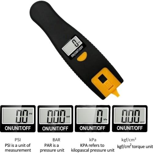 Digital Car Tire Tyre Air Pressure Gauge Meter LCD Display Manometer Barometers Tester for Car Truck Motorcycle Bike