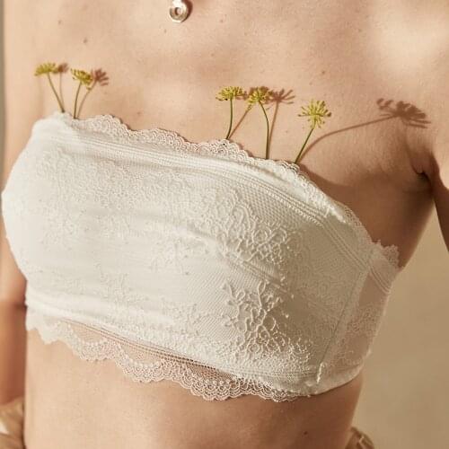 French lace bra wear bra light-wrapped bra thin steel ring invisible beautiful bra Wrap chest