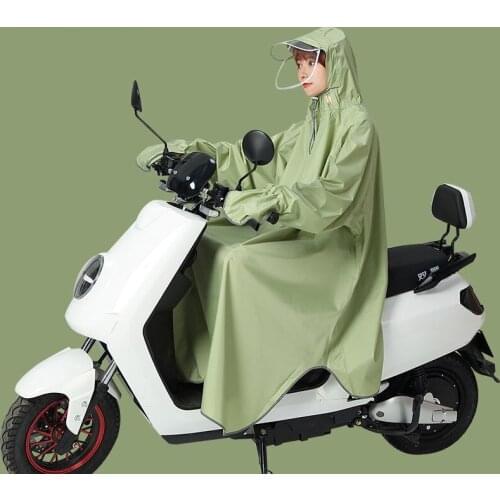 Quality Waterproof Motorcycle Raincoat Poncho Motorcycle Rain Jacket Motorbike Scooter Riding Rainwear Bicycle Electric Vehicle
