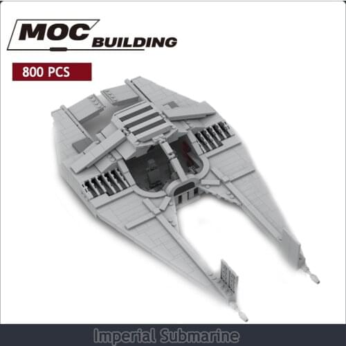 MOC Building Blocks Spaceship Modular Set Toys For Adults Children Gift Space Wars Imperial Weapon Submarine Bricks