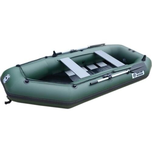4 Person 300cm Fishing Inflatable Boat PVC Rowing Ship Hovercraft Kayak Dinghy Canoe Drifting Raft Sailboat Surfing Board Floor