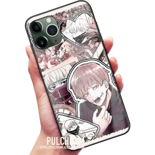 Toge Inumaki Anime Glass Soft Silicone Phone Case Cover Shell For iPhone SE 6s 7 8 Plus X XR XS 11 12 Mini Pro Max Sumsung