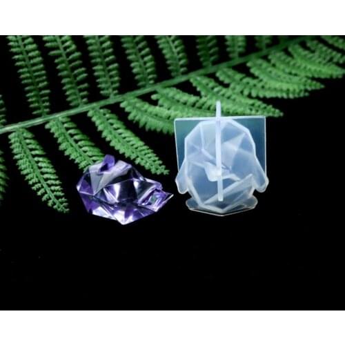 NEW Transparent Silicone Mould Resin Decorative Craft DIY Faceted stone Mold epoxy resin molds for jewelry