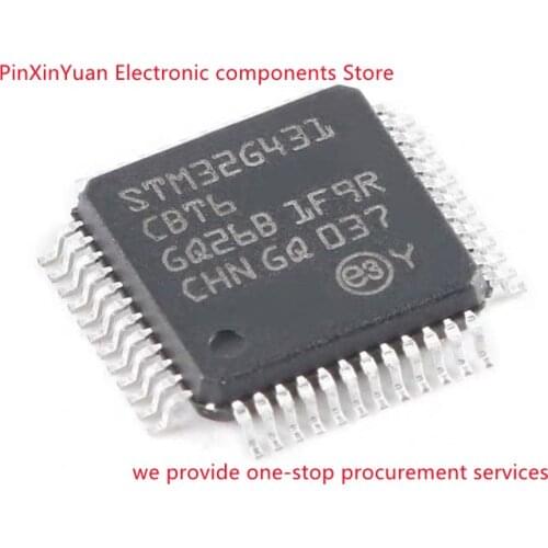 New original STM32G431CBT6 STM32G431 LQFP48 ARM 32-bit microcontroller -MCU In stock