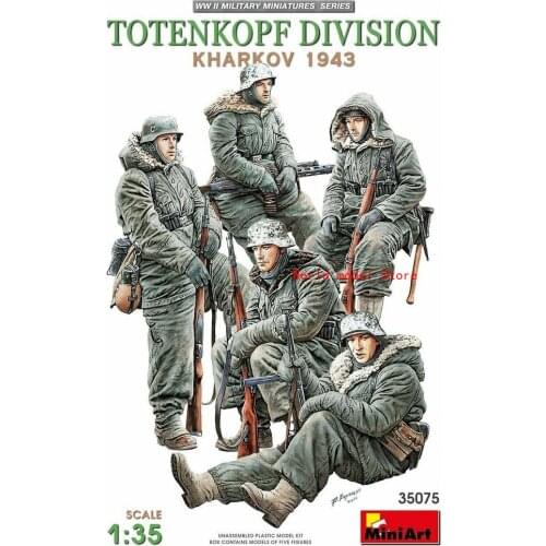 MiniArt 35075 1/35 Totenkopf Division ( Kharkov 1943 ) Plastic Model Building Kit