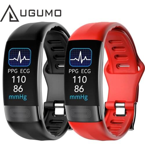 UGUMO ECG+PPG Smart Bracelet Body Temperature Blood Pressure Heart Rate Monitor Smartband Fitness Tracker Sport Smart Wristband