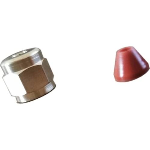 5mm/0.2inch Oil Pump Nozzle Replacement for Stage Smoke Machine Oil Pump Accessories ( Brass Nozzle+Plastic Plug)