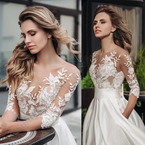 SOFUGER Chiffon Wedding Dresses