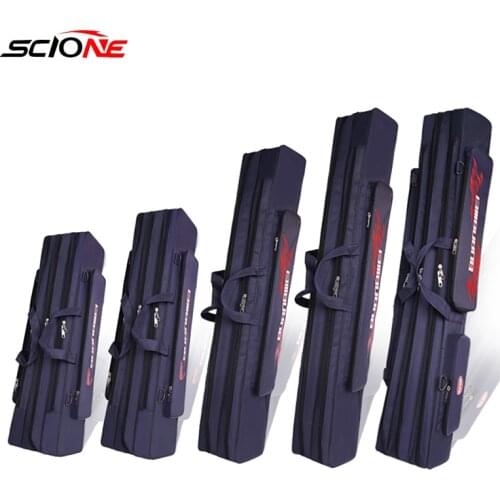 Outdoor 2/3 Layer Fishing Bags 85cm 90cm 120cm Waterproof Fishing Tackle Bag Fishing Rod Bag 2019 Fishing Tools XA189G