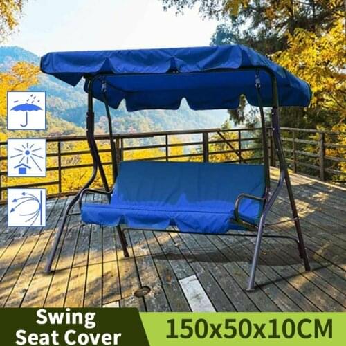 Waterproof Awning For Garden Swing UV Resistant Garden Swing Seat Cover Outdoor Courtyard Shades Cushion Tent Chair Protecter
