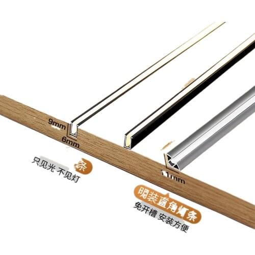 Embedded sensor surface mounted light bar slotted wardrobe cabinets Free ply bottom of the tank led lamp with long lights concea