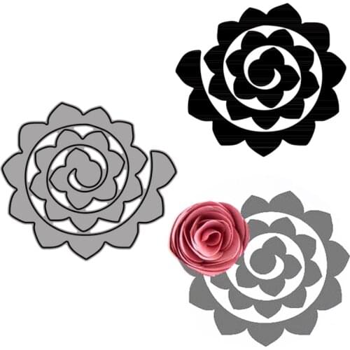 Cutting Dies Flower Shape To Decoration For DIY Scrapbooking Embossing Album Paper Cards Dies 2021 New