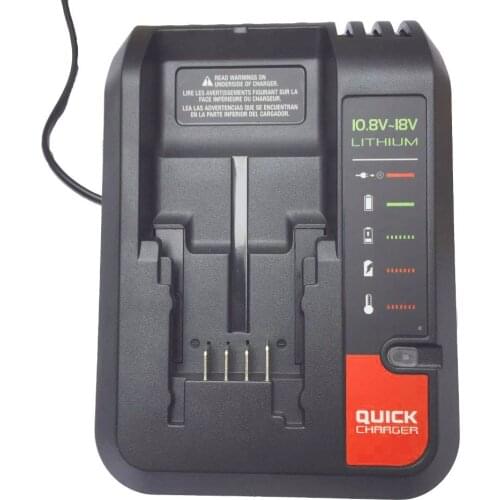 Lithium Li-ion Battery Charger For Black Decker/Porter Cable/Stanley battery Universal charger 10.8V 14.4V 18V PCC690L L2AFC FMC