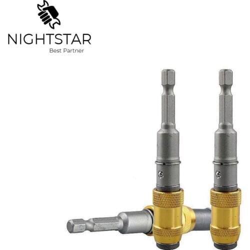 1Pcs Non Magnetic Screw Drill Tip 1/4" Quick Release Drill Screwdriver Bit Holder Drive Guide Drill Bit Extensions