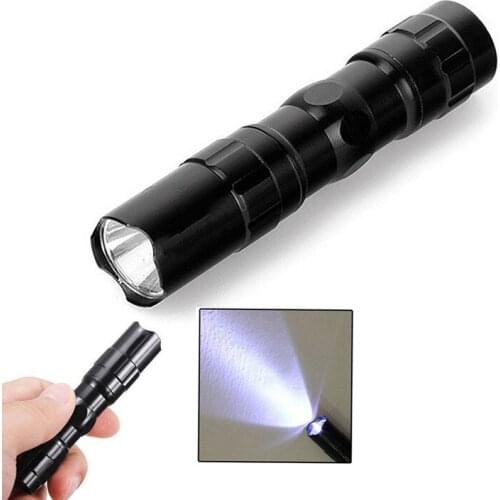 1PCS Portable Waterproof Mini LED Flashlights Aluminium Small Electric Torch High Power Light For Night Fishing