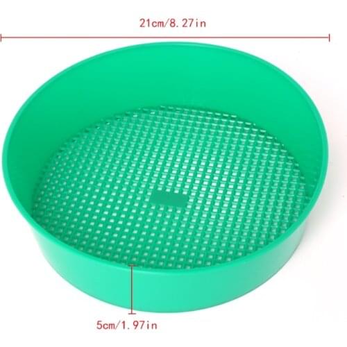 2020 New Plastic Garden Sieve Riddle Green For Composy Soil Stone Mesh Gardening Tool