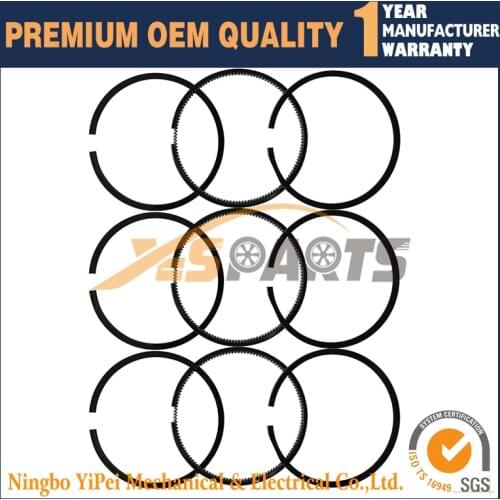 3 set Piston Ring STD 85mm for KUBOTA D1402