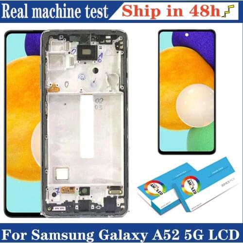 6.5''100% Original AMOLED Display for Samsung Galaxy A52 5G A526 A526F A526F/DS LCD Touch Screen Digitizer Repair Parts