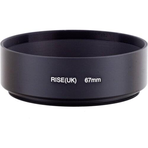 67mm Professional Standard Metal Lens Hood for Canon Nikon Sony Leica Olympus Pentax