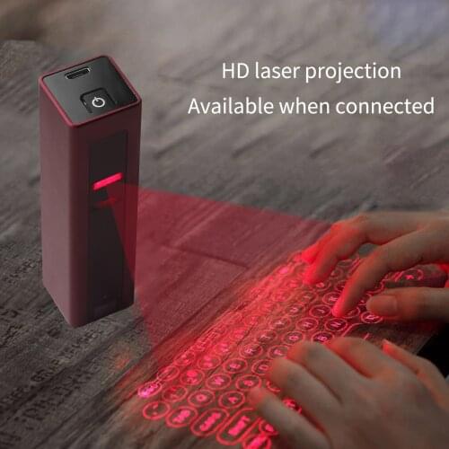 Wireless Bluetooth Keyboard Mini Portable Virtual Laser Projection Keypad For IOS Android Phone Ipad Tablet Computer Laptop